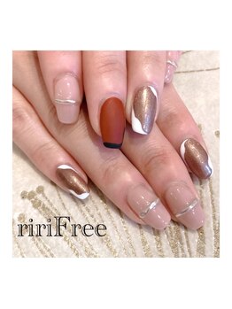 リリフリー(riri Free)/ニュアンスリングネイル