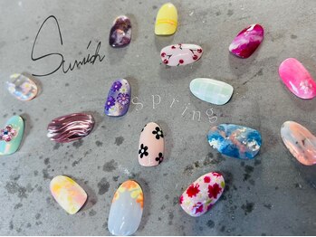 サンリッチ 恵比寿(Sunrich)/春ネイル♪