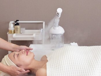 アイムエステ 表参道店(i'm este)/スチームをしっかりあてます