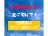 【◎短期集中◎】夏の応援CP！お得な本格痩身９０分×３回特別コース♪