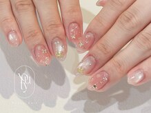 ユーティーネイル(Youty Nail)/キラキラピンクネイル