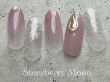 サロンストロベリームーン(Salon Strawberry Moon)/大人ニュアンスネイル