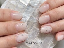 サロン ド メルシー(Salon de MERCI)/ホワイトグラデーション☆