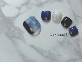 クールに大人フットネイル☆