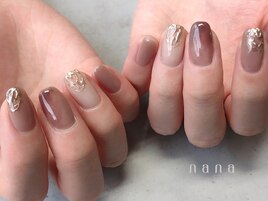 くすみピンクニュアンス