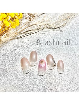 アンドラッシュネイル(&Lash nail)/定額サンプル6000/4本アート