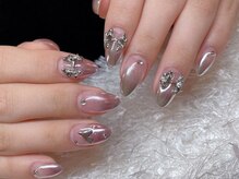 レアネイル 新宿(le'a nail)/ミラーグラデーション