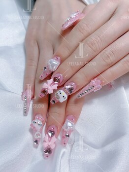 リラ ネイルスタジオ(LEELA NAIL STUDIO)/チップ長さ出し付け放題