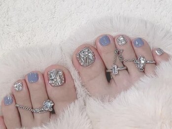 キューティルネイル 横浜関内(Cutilnail)の写真/【フットワンカラー￥5500～】この夏欠かせないオシャレな足元へ♪マグネットからつけ放題！持ち込みOK◎