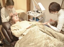 アイラッシュアンドネイル専門店 クラル 茅ヶ崎店(CURAR)の雰囲気（全部屋個室☆時短が叶う同時施術がおすすめ）