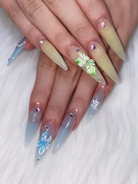 クリアカラーアシメ