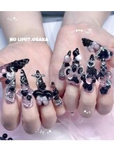 ノーリミットオオサカ 心斎橋(NOLIMIT.OSAKA)/フィルイン/長さだしネイル