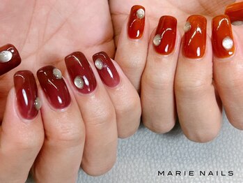 マリーネイルズ 横浜店(MARIE NAILS)/シンプル ¥8,800 1113a
