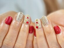 ディースタイル ネイルスタジオ(d-style)/クリスマスネイル¥8800