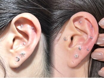 ネオリーブ ウリ(Neolive uri)の写真/【耳つぼジュエリー シンプル¥3000/ボリューム¥4000】お悩みに合わせてお洒落に可愛くデザイン☆[二子玉川]