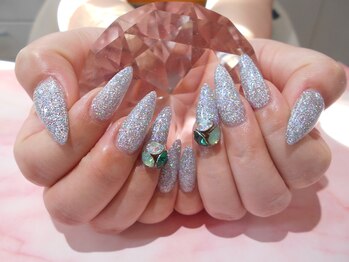 ネイルサロン グレイス(Grace)/【スカルプ】ラメワンカラー