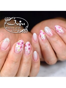 ジュジュ(Juju)/フラワーブーケ　ハンドペイント