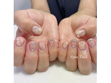 コトネイル(Koto Nail)の雰囲気（スーパーショートネイルにマーガレットネイル☆）