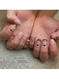 スクエアフレンチ×heart