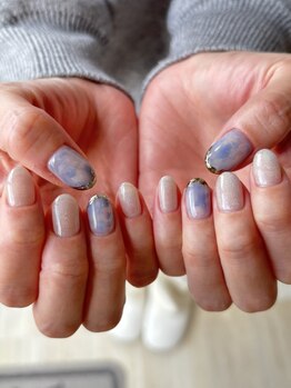 ククナ(Kukuna.)の写真/【こんなの欲しかった!!】色の組み合わせ自由なワンカラー￥5,800！シンプル上品ネイルお任せください◎