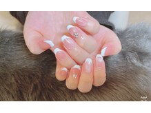 ドリームネイル(Dream Nail)の雰囲気（マグネットフレンチネイル）