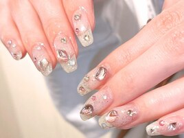 宝石ネイル☆