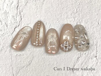 キャンアイドレッシー 若葉(Can I Dressy)/韓国ワンホンネイル☆ ¥7280