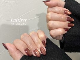 ボルドーマグネットネイル