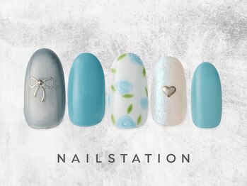 ネイルステーション ルミネ町田店(NAIL STATION)/フラワーネイル/パラジェル