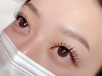 髪化粧アイラッシュ(髪化粧eyelash)/パリジェンヌ+エクステ/パリエク