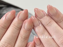 トゥインクルネイル(Twinkle Nail)/もも感グラデーションネイル