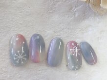 ナル バイ ネイルブレイク(Nalu by Nail Break)/雪×カラフル