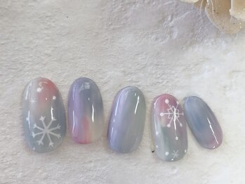 ナル バイ ネイルブレイク(Nalu by Nail Break)/雪×カラフル