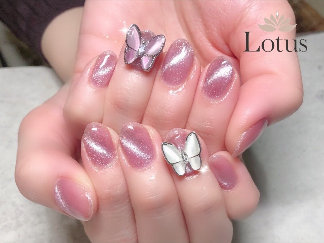 新品未使用品　maonailマオジェルmaogel ミスバタ　ピンク系パレット MISS BUTTERFLY mao gel pallet