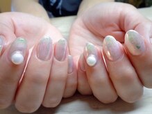 アミュリー ネイル アトリエ(Amury nail atelier)/オーロラ シアー ミラー 大人