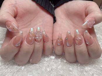 レアネイル 新宿(le'a nail)/オーロラデザイン