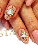 クリスタルネイル ボンベルタ橘店(CRYSTAL NAIL)/ゴージャスネイル