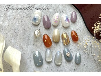 ピュアネイルアンドオンディーヌ/定額ミドルデザイン