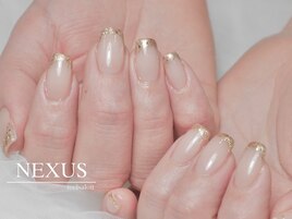 ラメフレンチネイル