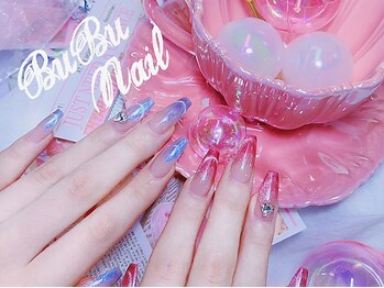 ブブ 渋谷(bubu)の写真/【《チップ長さだし》120分やり放題¥14990】大切な日に向けて目を引く華やかな指先に仕上げます♪