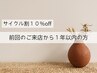 まつげ、エステ【前回のご来店から 1年以内の方】全メニュー10％OFF