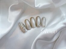 ネイルアンドアイラッシュ ロコ(ROCO)/ブライダル上品エレガントネイル