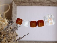 FAST NAIL 荻窪駅前店【パラジェル/ジェルネイル専門/定額/マグネット/フットネイル】/桃ネイル　夏ネイル　【11738】