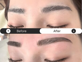 サインポスト 池袋東口店(sign post)/平行アーチ2.5°の美眉