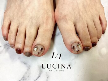 ネイルスタジオ ルキナ(LUCINA)/T-260 ニュアンスフットネイル