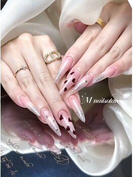 Mネイルの写真/持ち込み・長さだしＯＫ★最高のお気に入りネイルをお届け。+うるうるクリアカラーも人気◎パラジェル導入*