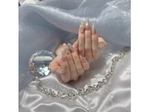 エヌ ネイルスタジオ(N nail studio)/長さだしフル＋持ち込み～6本