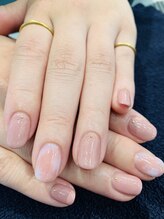 ネイルモア 三軒茶屋店(NAIL moA)/ワンカラー×タイダイ風アート☆