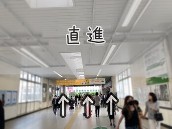 ヘッドミントVIP 藤沢店/３．南口に向かって直進に