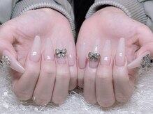レアネイル 新宿(le'a nail)/ベージュワンカラー